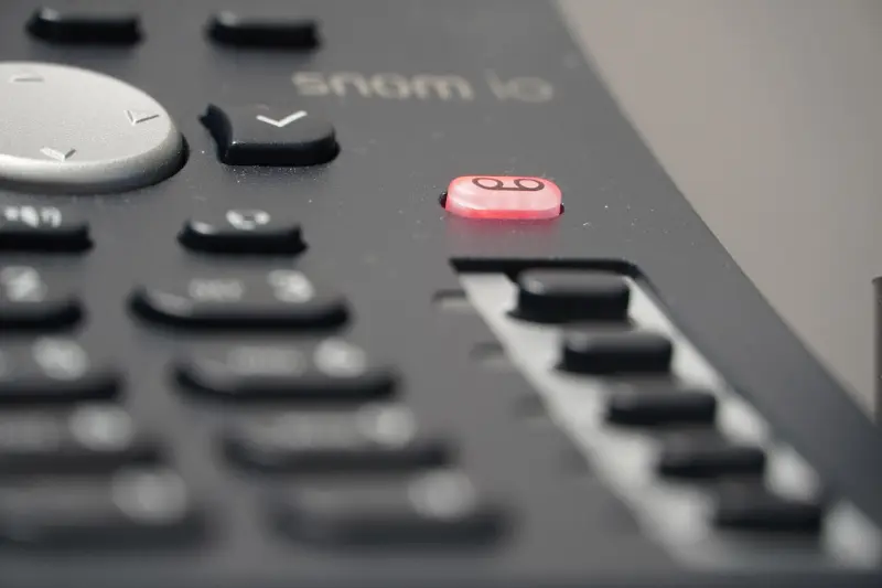 A close up of a mobile handset device